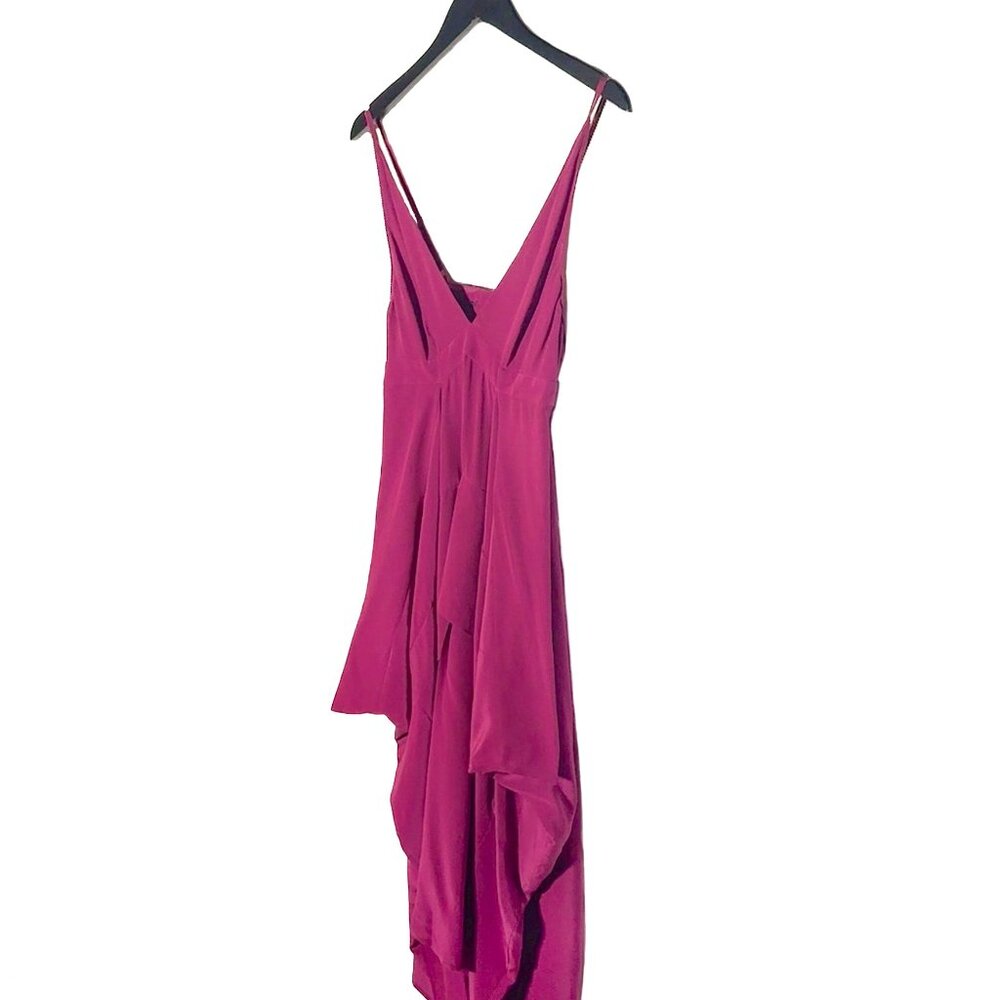 Balenciaga 2007 Magenta Silk Tank Dress - Picture 2 of 9